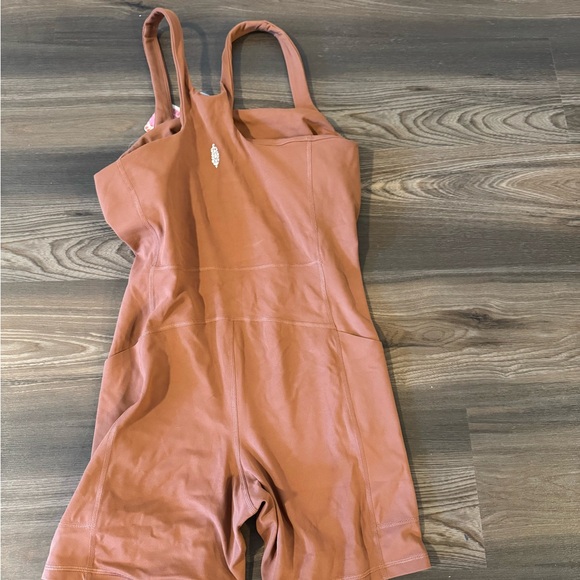 FP Movement by Free People burnt orange runsie - Picture 2 of 3